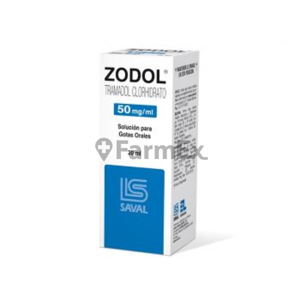 Zodol Gotas 50 mg / ml x 20 ml LAB. SAVAL
